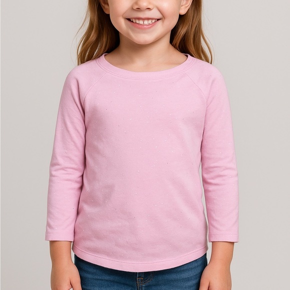 Cat & Jack Other - Cat & Jack Light Pink Long Sleeve Tee